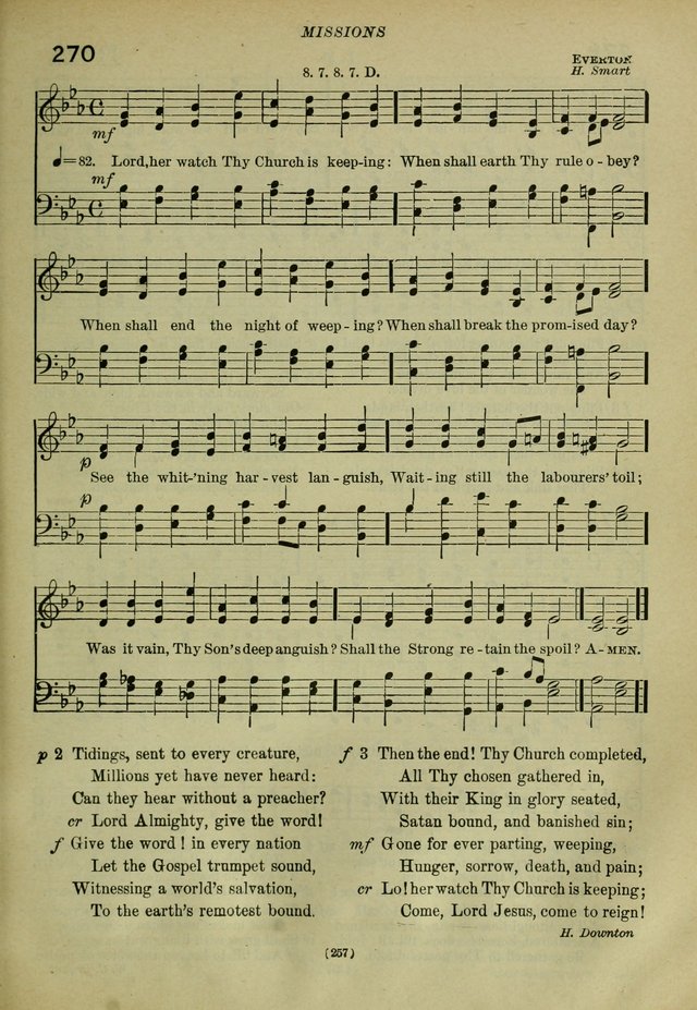 The Church Hymnal: containing hymns approved and set forth by the general conventions of 1892 and 1916; together with hymns for the use of guilds and brotherhoods, and for special occasions (Rev. ed) page 258