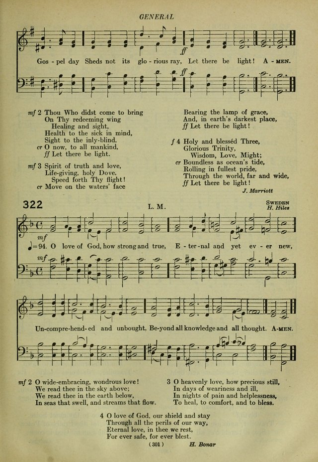 The Church Hymnal: containing hymns approved and set forth by the general conventions of 1892 and 1916; together with hymns for the use of guilds and brotherhoods, and for special occasions (Rev. ed) page 302