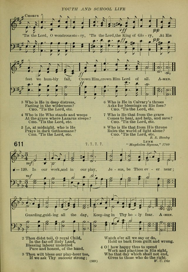 The Church Hymnal: containing hymns approved and set forth by the general conventions of 1892 and 1916; together with hymns for the use of guilds and brotherhoods, and for special occasions (Rev. ed) page 570