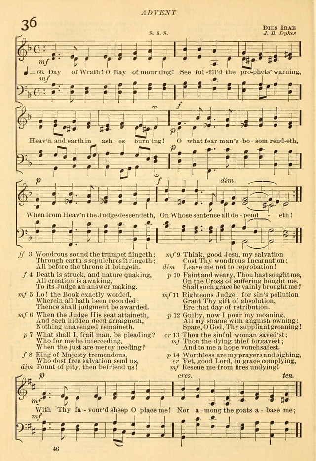The Church Hymnal: revised and enlarged in accordance with the action of the General Convention of the Protestant Episcopal Church in the United States of America in the year of our Lord 1892... page 103