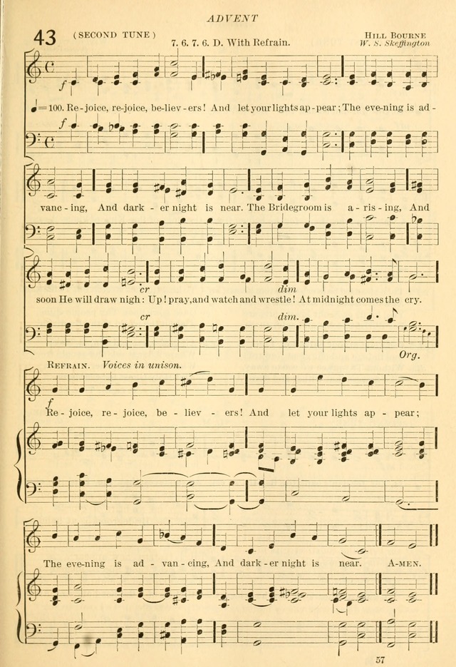 The Church Hymnal: revised and enlarged in accordance with the action of the General Convention of the Protestant Episcopal Church in the United States of America in the year of our Lord 1892... page 114