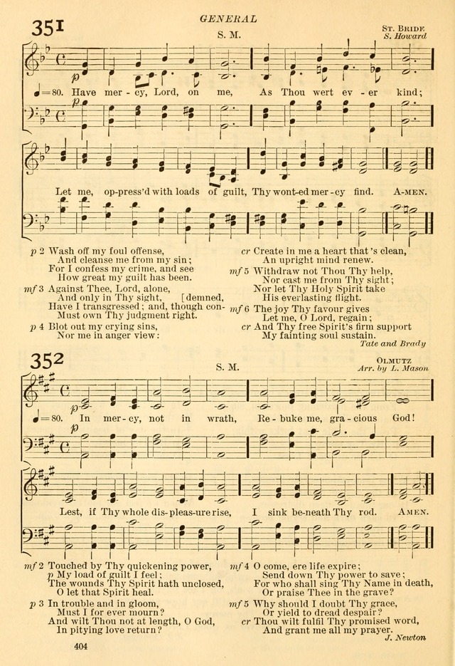 The Church Hymnal: revised and enlarged in accordance with the action of the General Convention of the Protestant Episcopal Church in the United States of America in the year of our Lord 1892... page 461