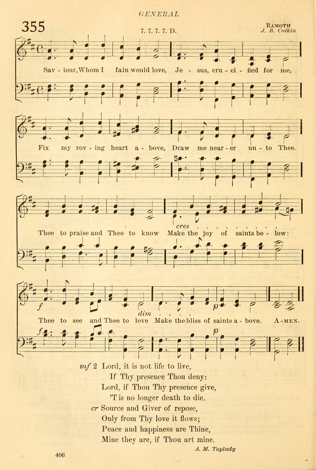 The Church Hymnal: revised and enlarged in accordance with the action of the General Convention of the Protestant Episcopal Church in the United States of America in the year of our Lord 1892... page 463