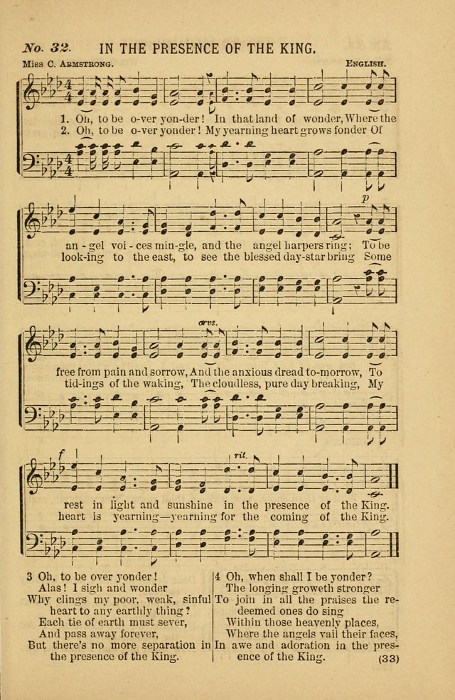 Coronation Hymns and Songs: for praise and prayer meetings, home and social singing page 33
