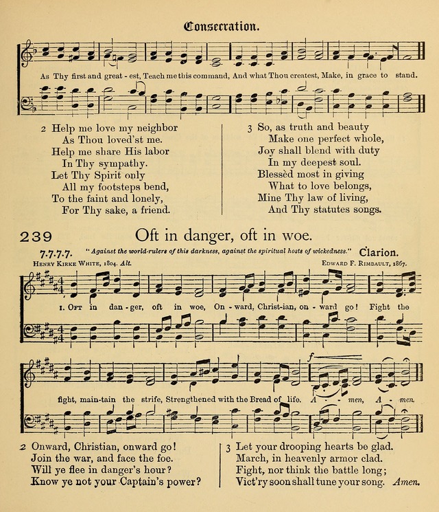 College Hymnal: a selection of Christian praise-songs for the uses of worship in universities, colleges and advanced schools. page 170