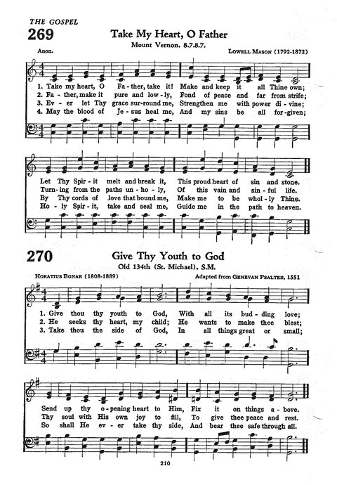 The Church Hymnal: the official hymnal of the Seventh-Day Adventist Church page 202