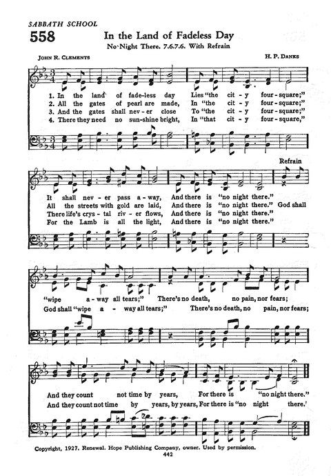 The Church Hymnal: the official hymnal of the Seventh-Day Adventist Church page 434