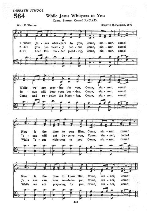 The Church Hymnal: the official hymnal of the Seventh-Day Adventist Church page 440