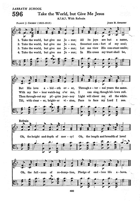 The Church Hymnal: the official hymnal of the Seventh-Day Adventist Church page 472
