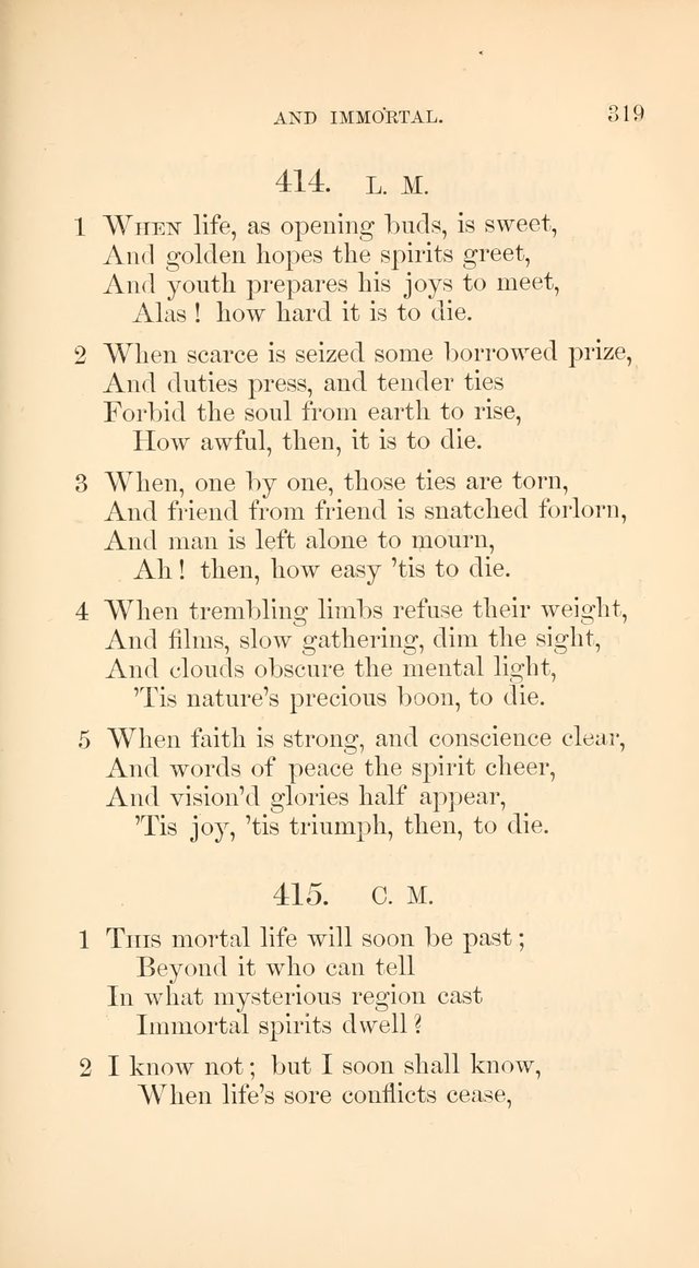 A Collection of Hymns: Supplementary to the Psalms and Hymns of Dr. Watts page 326