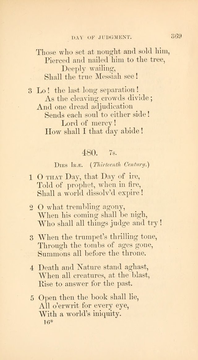 A Collection of Hymns: Supplementary to the Psalms and Hymns of Dr. Watts page 376