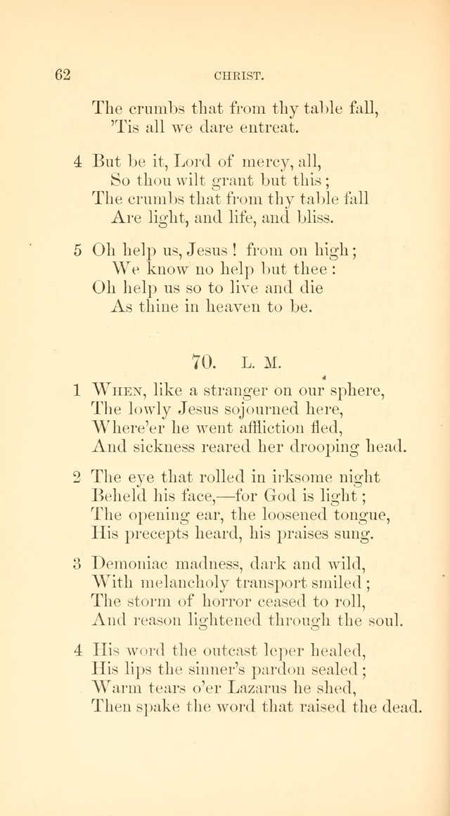 A Collection of Hymns: Supplementary to the Psalms and Hymns of Dr. Watts page 69