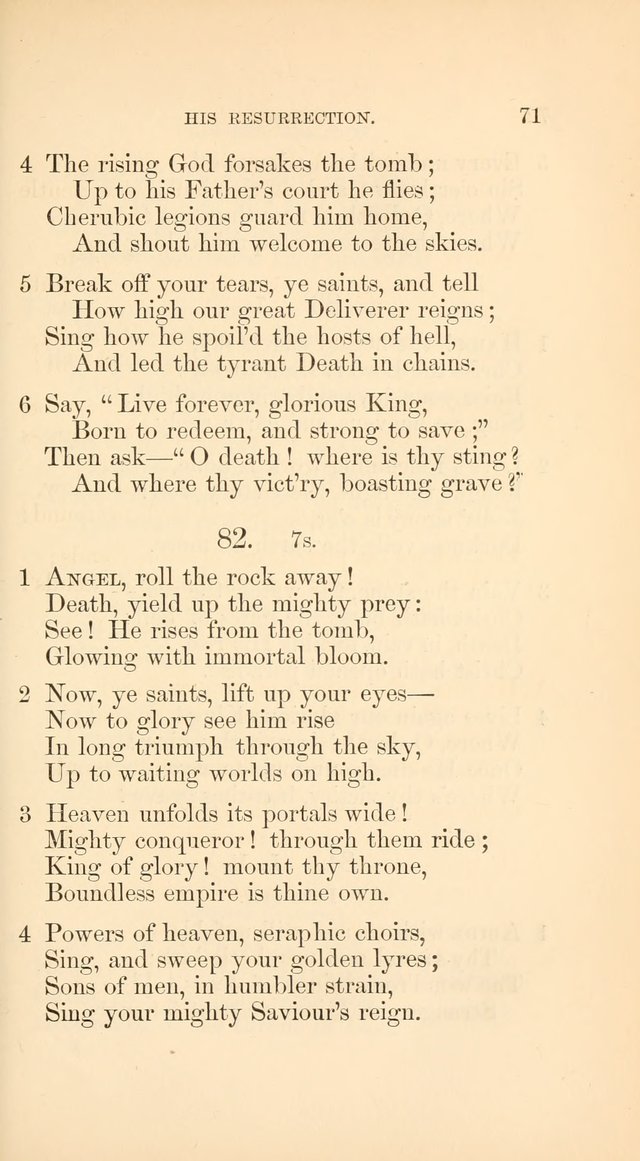 A Collection of Hymns: Supplementary to the Psalms and Hymns of Dr. Watts page 78