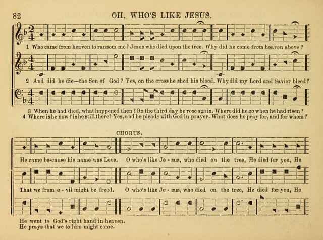 The Christian Harp and Sabbath School Songster: designed for the use of the social religious circle, revivals, and the Sabbath school (14th ed.) page 82