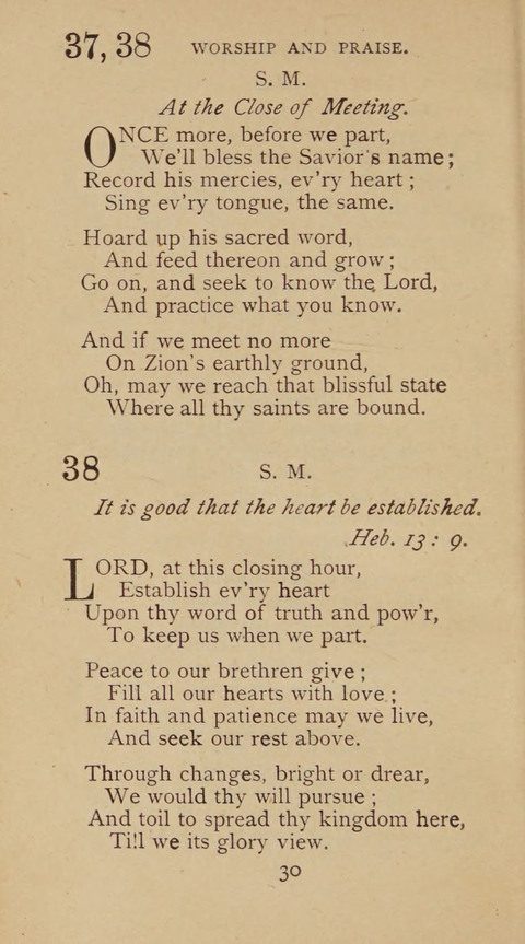 A Collection of Hymns and Sacred Songs: suited to both private and public devotions, and especially adapted to the wants and uses of the brethren of the Old German Baptist Church page 24