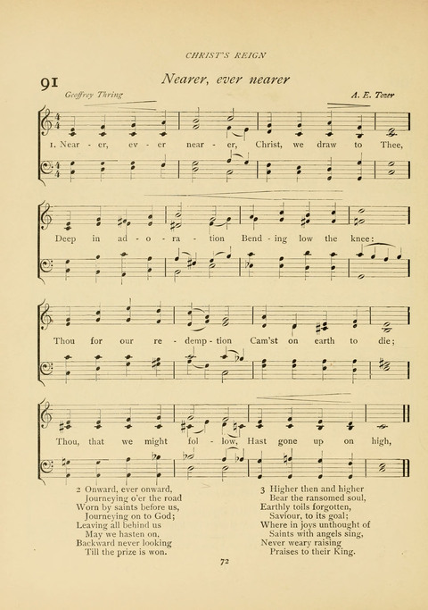The Calvary Hymnal: for Sunday School, Prayer Meeting and Church Service page 72
