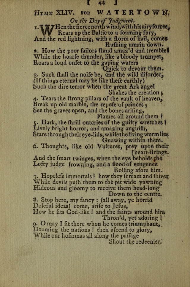 A Collection of Hymn Tunes from the most modern and approved authors page 80