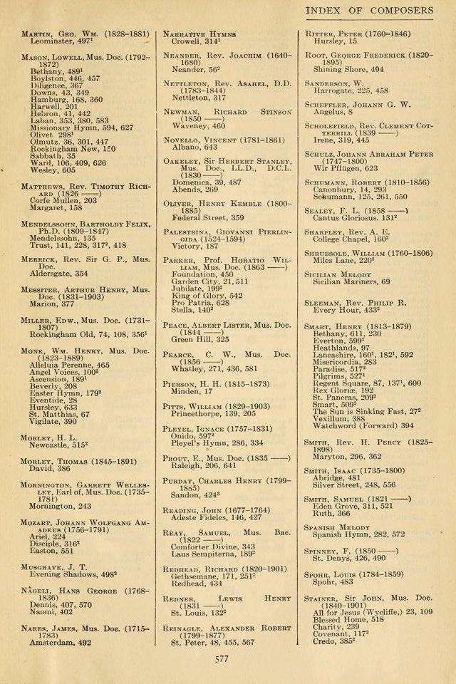 Church Hymns and Tunes page 577