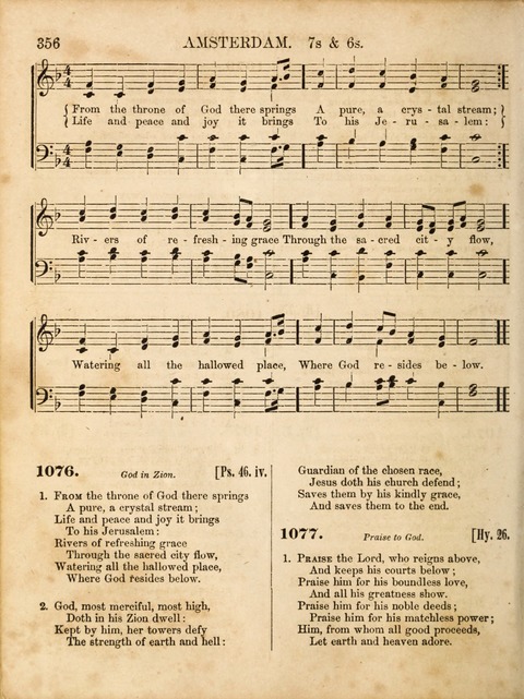 Congregational Hymn and Tune Book; containing the Psalms and Hymns of the General Association of Connecticut, adapted to Suitable Tunes page 358