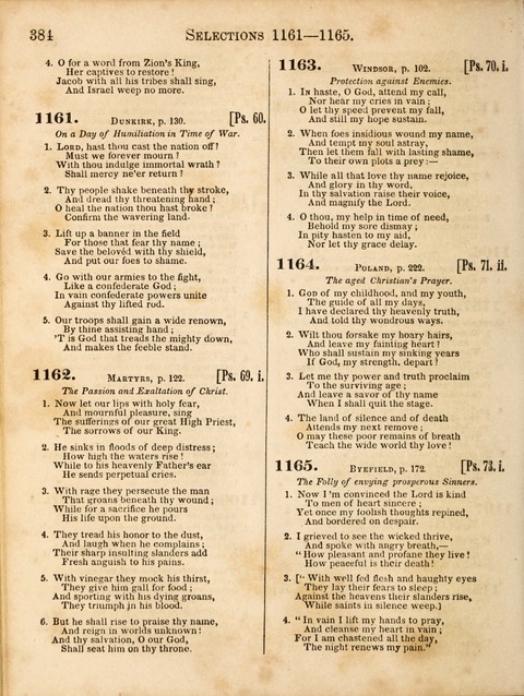 Congregational Hymn and Tune Book; containing the Psalms and Hymns of the General Association of Connecticut, adapted to Suitable Tunes page 386