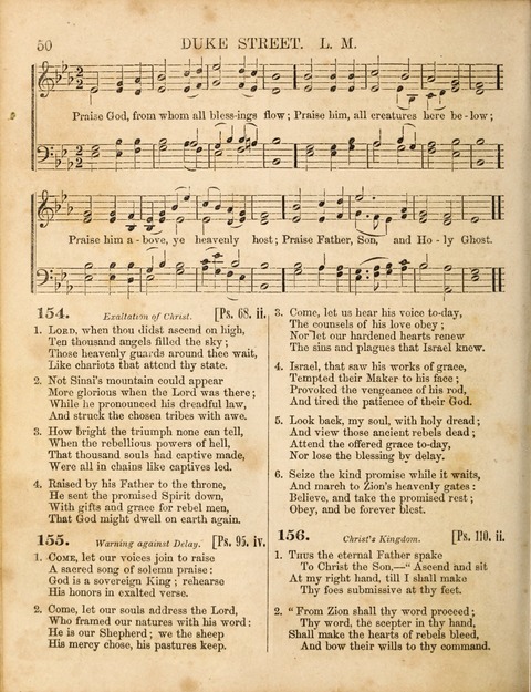 Congregational Hymn and Tune Book; containing the Psalms and Hymns of the General Association of Connecticut, adapted to Suitable Tunes page 50