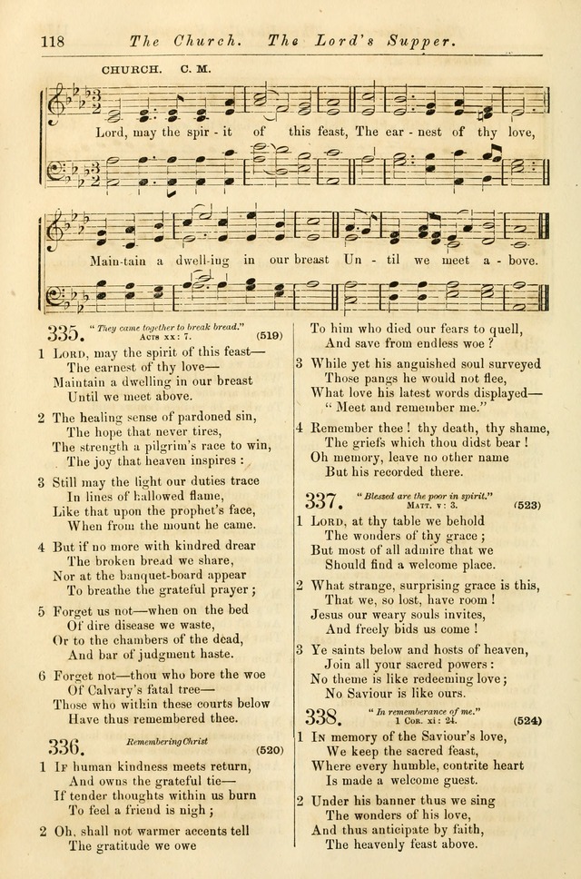 Christian Hymn and Tune Book, for use in Churches, and for Social and Family Devotions page 125
