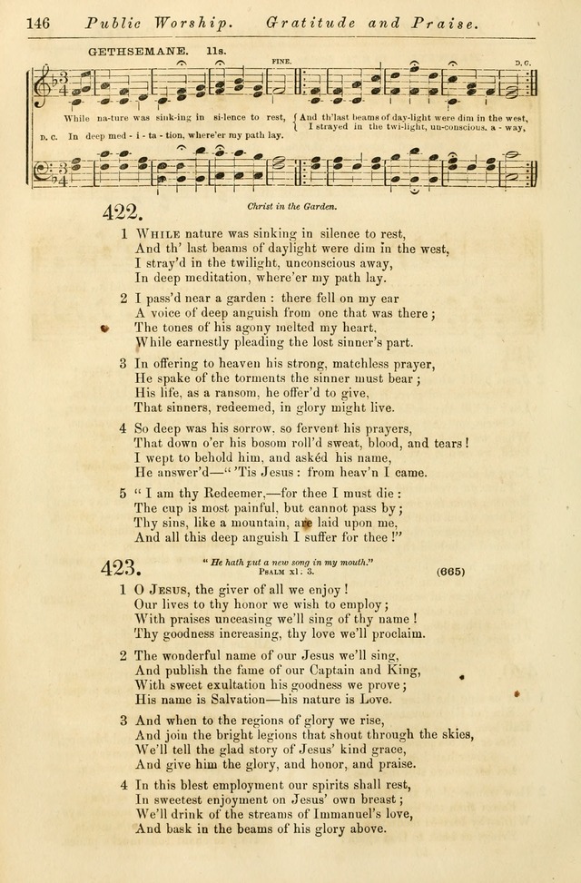 Christian Hymn and Tune Book, for use in Churches, and for Social and Family Devotions page 153