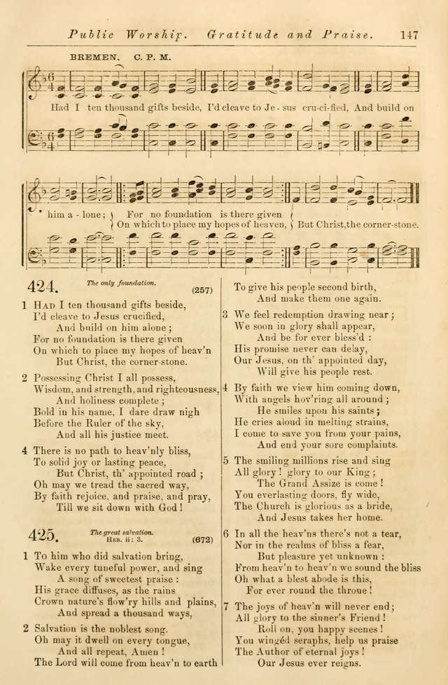 Christian Hymn and Tune Book, for use in Churches, and for Social and Family Devotions page 154