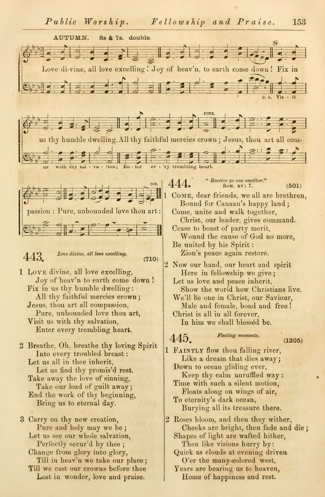 Christian Hymn and Tune Book, for use in Churches, and for Social and Family Devotions page 160