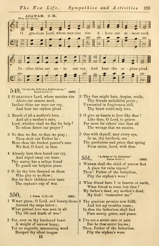 Christian Hymn and Tune Book, for use in Churches, and for Social and Family Devotions page 200