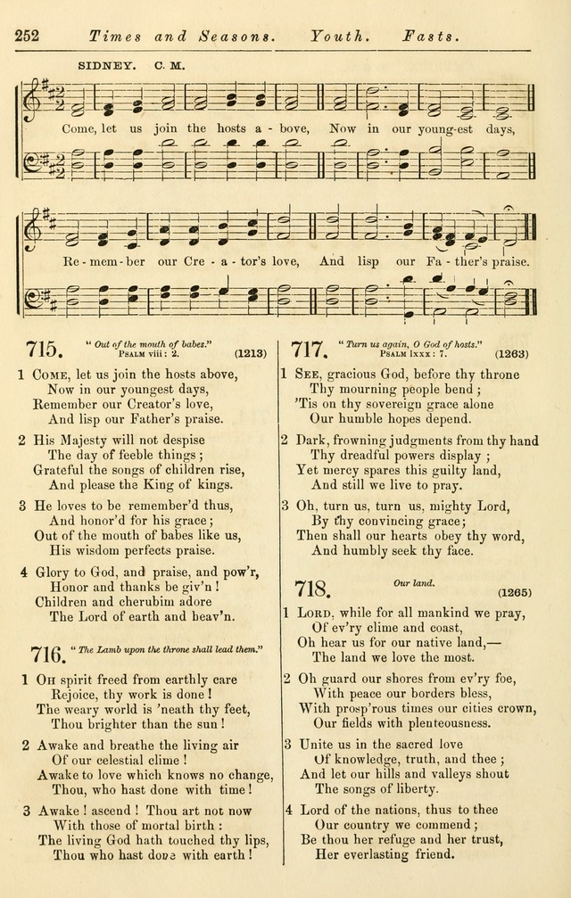Christian Hymn and Tune Book, for use in Churches, and for Social and Family Devotions page 259