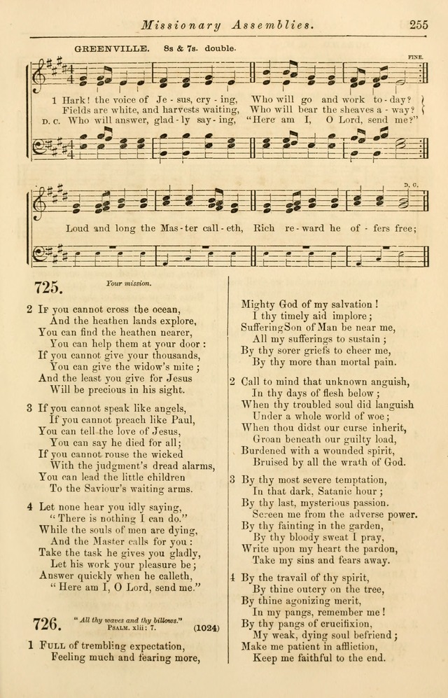 Christian Hymn and Tune Book, for use in Churches, and for Social and Family Devotions page 262