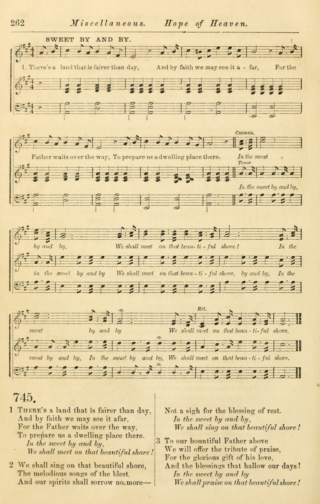 Christian Hymn and Tune Book, for use in Churches, and for Social and Family Devotions page 269