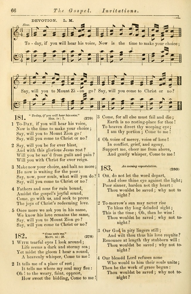Christian Hymn and Tune Book, for use in Churches, and for Social and Family Devotions page 73