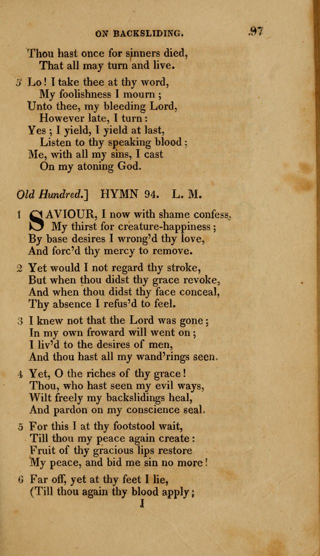 A Collection of Hymns for the Use of the Methodist Episcopal Church: Principally from the Collection of the Rev. John Wesley. M. A. page 102