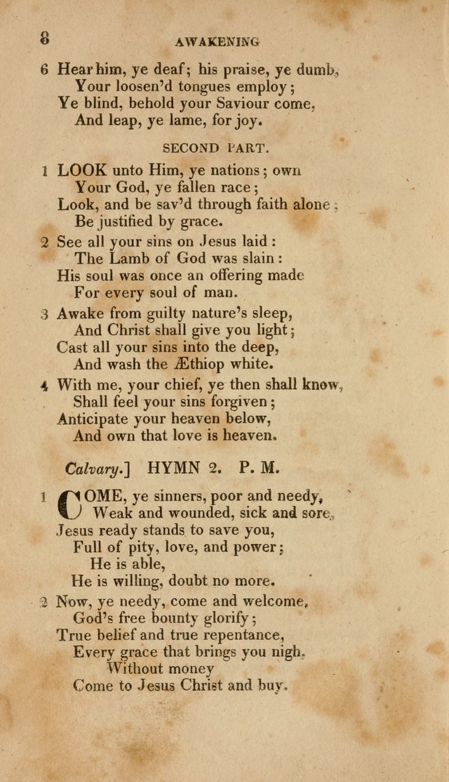 A Collection of Hymns for the Use of the Methodist Episcopal Church: Principally from the Collection of the Rev. John Wesley. M. A. page 13