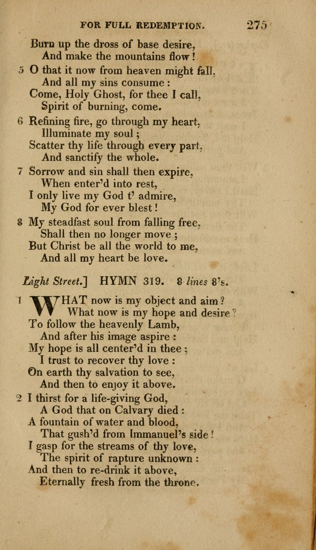 A Collection of Hymns for the Use of the Methodist Episcopal Church: Principally from the Collection of the Rev. John Wesley. M. A. page 280