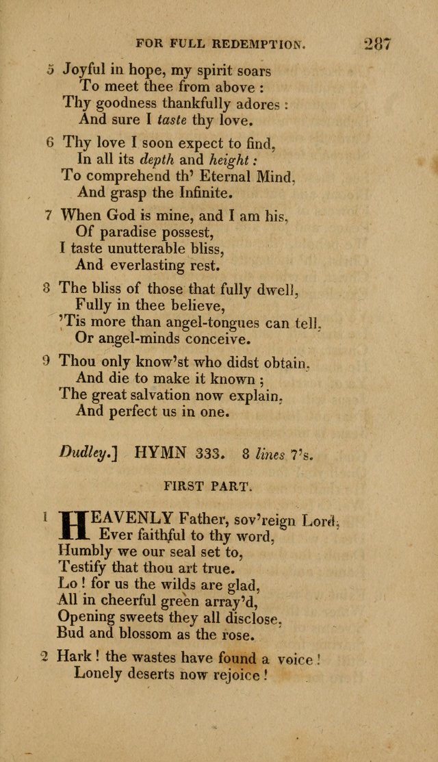 A Collection of Hymns for the Use of the Methodist Episcopal Church: Principally from the Collection of the Rev. John Wesley. M. A. page 292