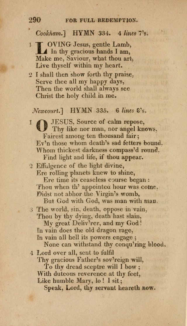 A Collection of Hymns for the Use of the Methodist Episcopal Church: Principally from the Collection of the Rev. John Wesley. M. A. page 295