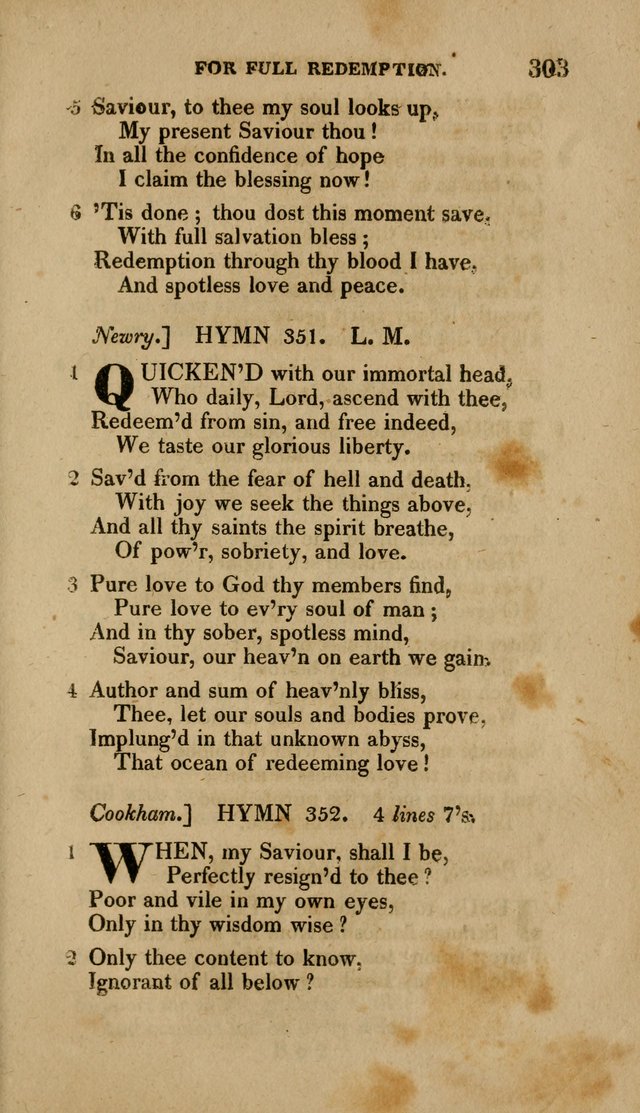 A Collection of Hymns for the Use of the Methodist Episcopal Church: Principally from the Collection of the Rev. John Wesley. M. A. page 308