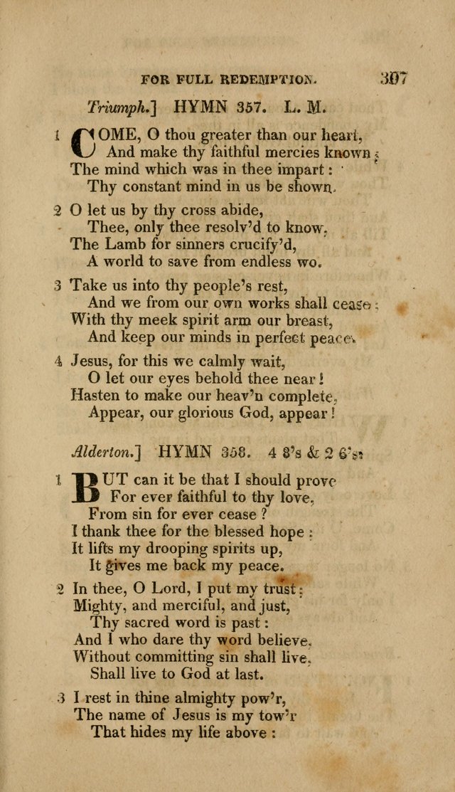 A Collection of Hymns for the Use of the Methodist Episcopal Church: Principally from the Collection of the Rev. John Wesley. M. A. page 312