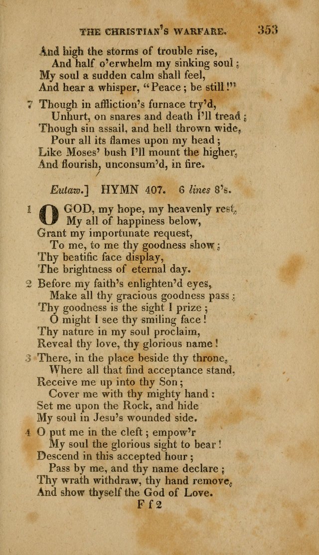 A Collection of Hymns for the Use of the Methodist Episcopal Church: Principally from the Collection of the Rev. John Wesley. M. A. page 358