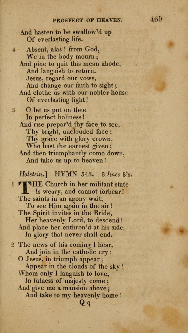 A Collection of Hymns for the Use of the Methodist Episcopal Church: Principally from the Collection of the Rev. John Wesley. M. A. page 474