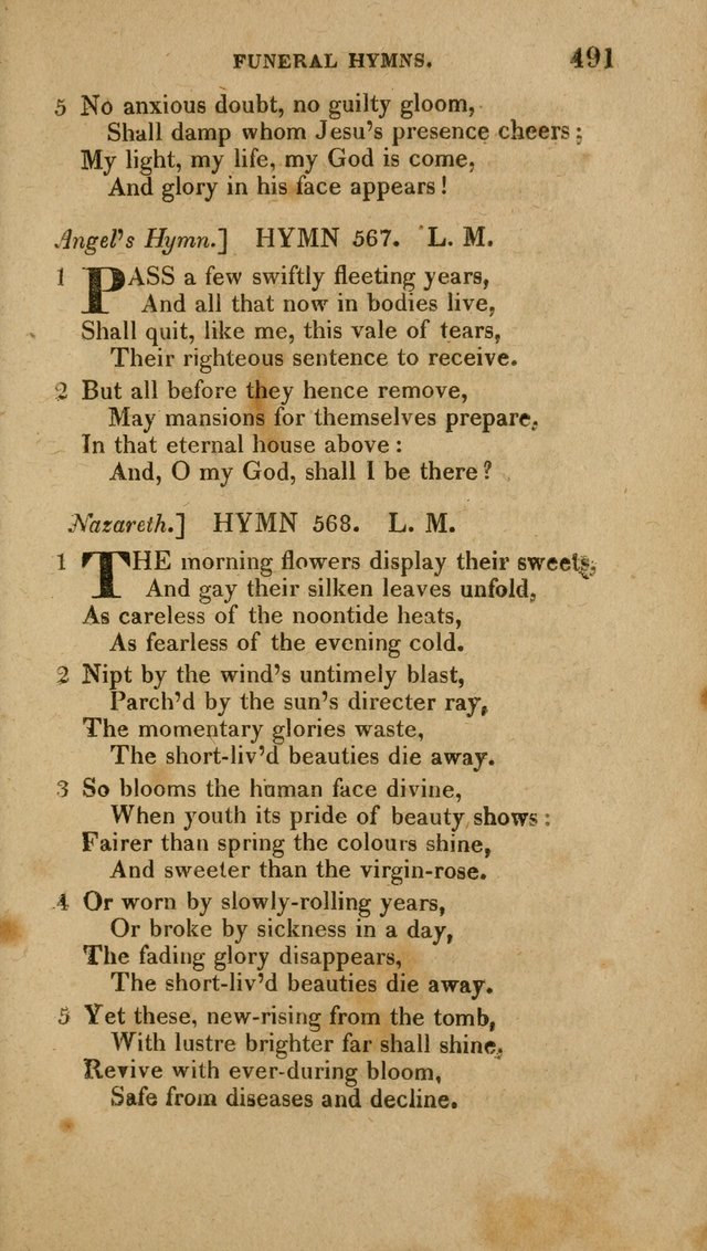 A Collection of Hymns for the Use of the Methodist Episcopal Church: Principally from the Collection of the Rev. John Wesley. M. A. page 496