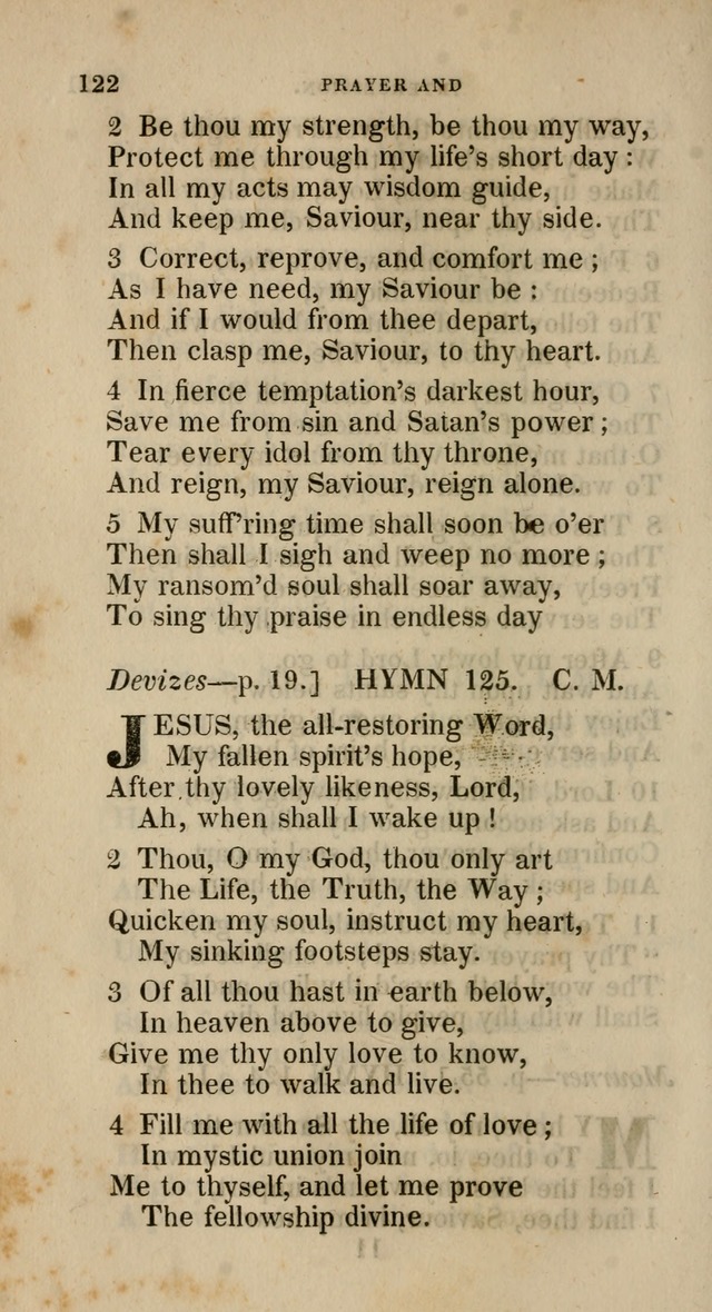 A Collection of Hymns for the Use of the Methodist Episcopal Church: principally from the collection of  Rev. John Wesley, M. A., late fellow of Lincoln College, Oxford; with... (Rev. & corr.) page 122