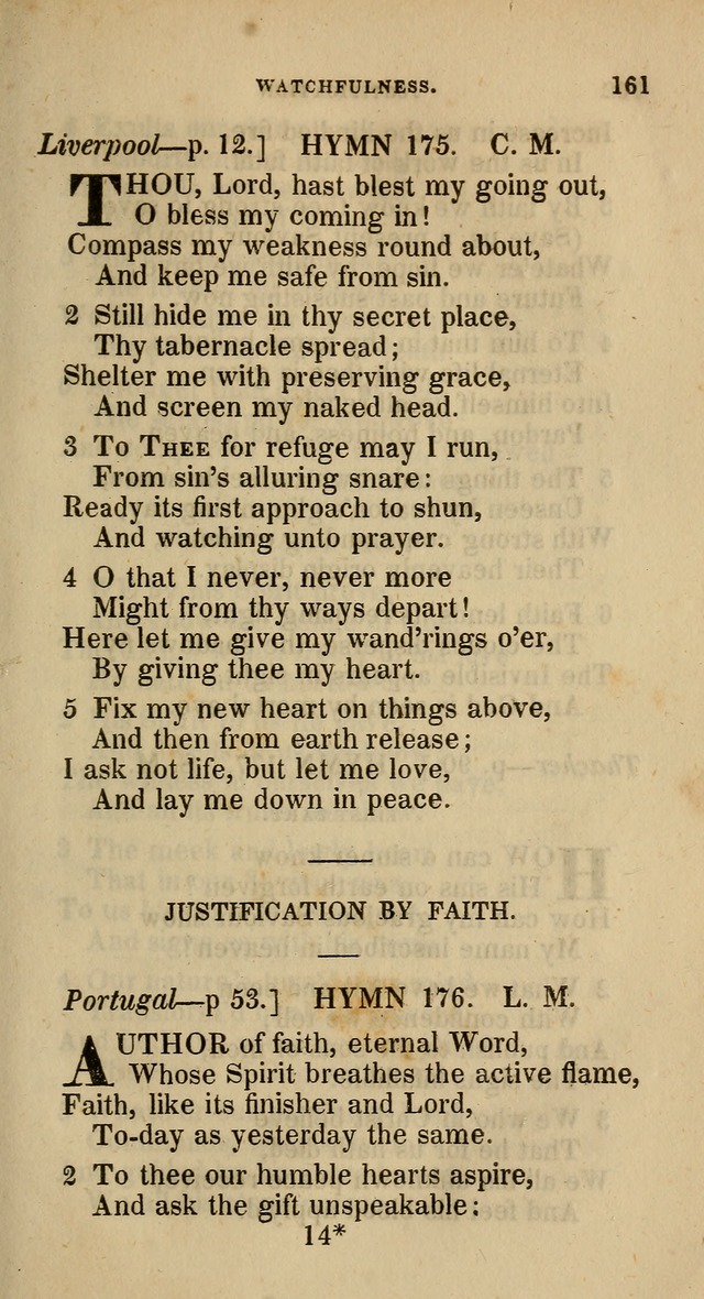 A Collection of Hymns for the Use of the Methodist Episcopal Church: principally from the collection of  Rev. John Wesley, M. A., late fellow of Lincoln College, Oxford; with... (Rev. & corr.) page 161