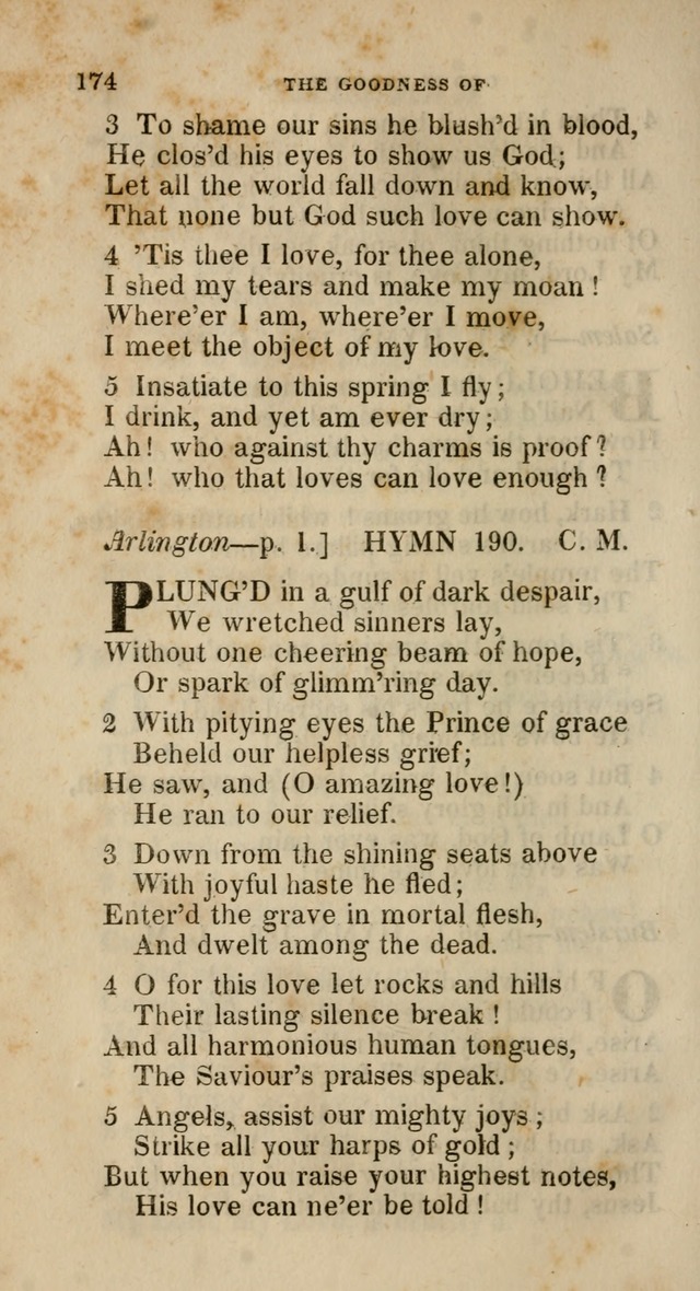 A Collection of Hymns for the Use of the Methodist Episcopal Church: principally from the collection of  Rev. John Wesley, M. A., late fellow of Lincoln College, Oxford; with... (Rev. & corr.) page 174