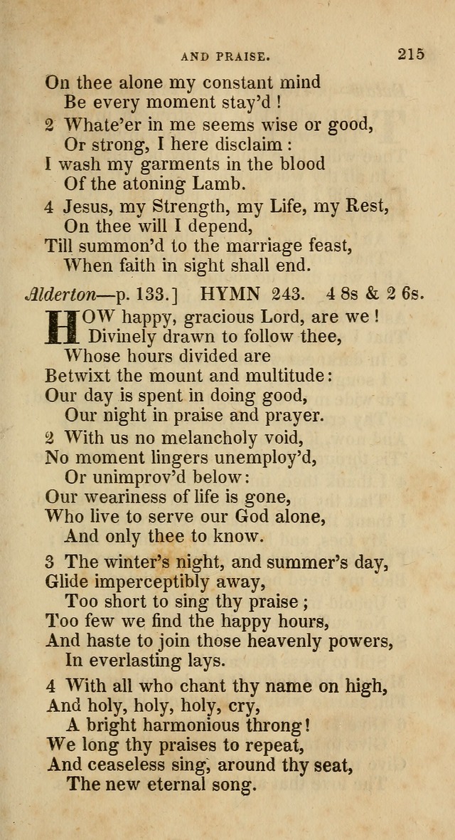 A Collection of Hymns for the Use of the Methodist Episcopal Church: principally from the collection of  Rev. John Wesley, M. A., late fellow of Lincoln College, Oxford; with... (Rev. & corr.) page 215