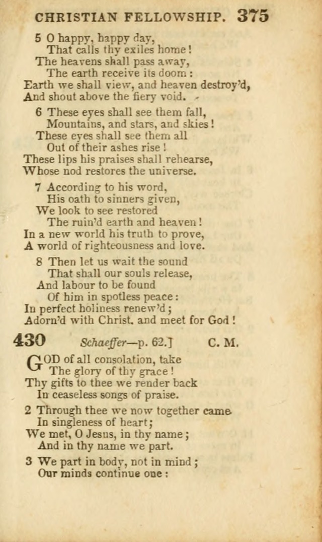 A Collection of Hymns: for the use of the Methodist Episcopal Church, principally from the collection of the Rev. John Wesley, A. M., late fellow of Lincoln College..(Rev. and corr. with a supplement) page 377