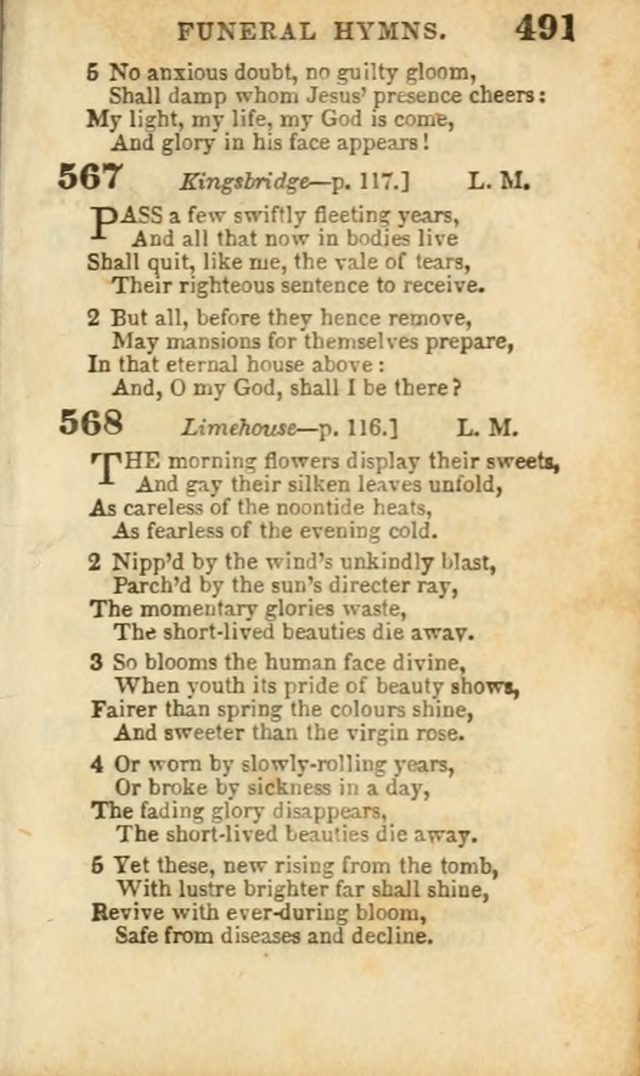 A Collection of Hymns: for the use of the Methodist Episcopal Church, principally from the collection of the Rev. John Wesley, A. M., late fellow of Lincoln College..(Rev. and corr. with a supplement) page 493